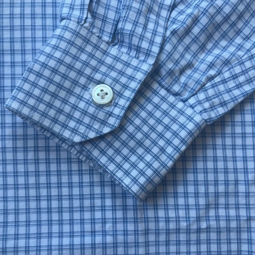 Banana Republic Office Camden Fit Plaid Dress Shirt
